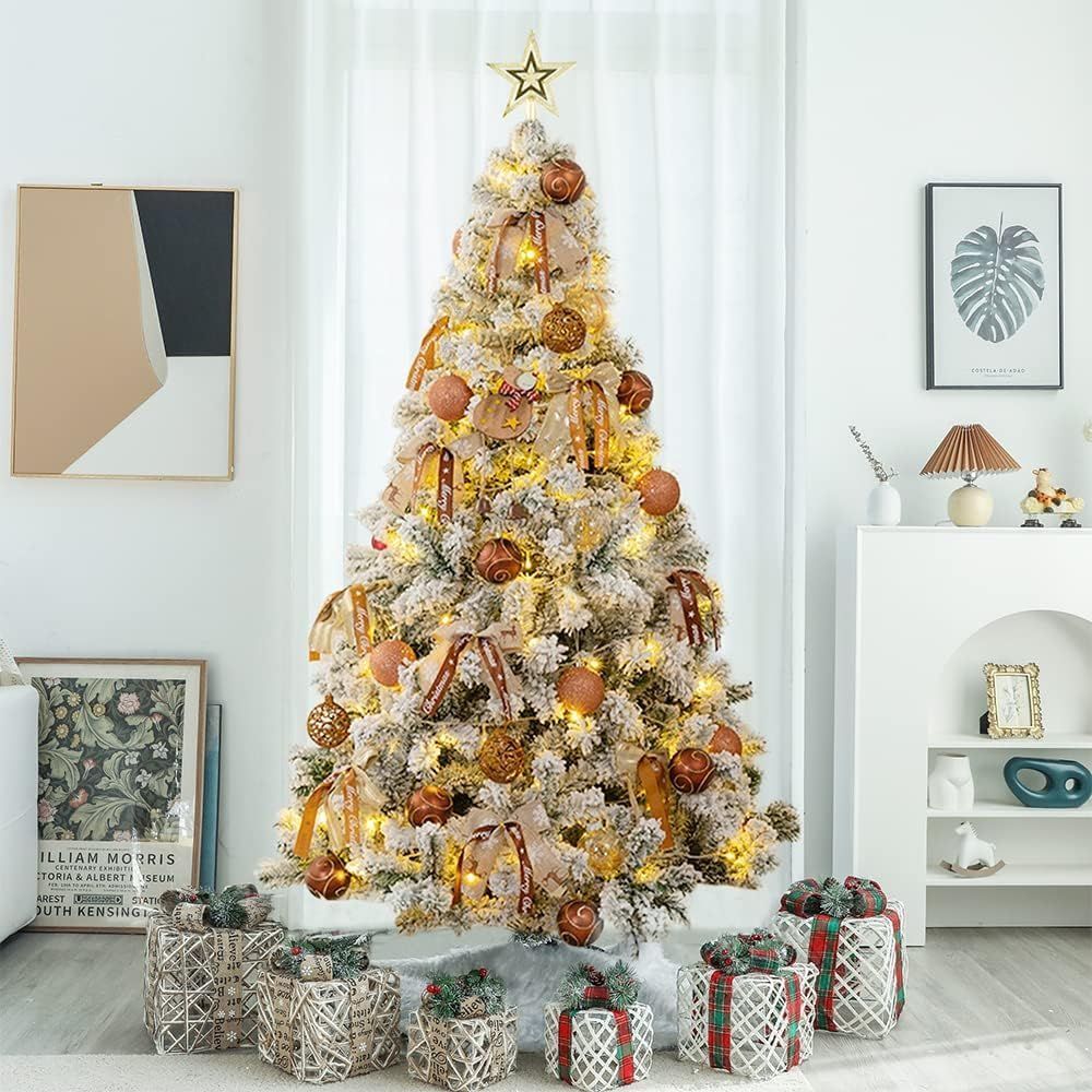 クリスマスツリー 150cm Christmas tree 10mLED飾りライト おしゃれ 組立簡単 収納便利 保護用手袋付き 豪華 北欧風 雪化粧 オーナメントセット クリスマスグッズ セット 日本語説明書付き 屋内 屋