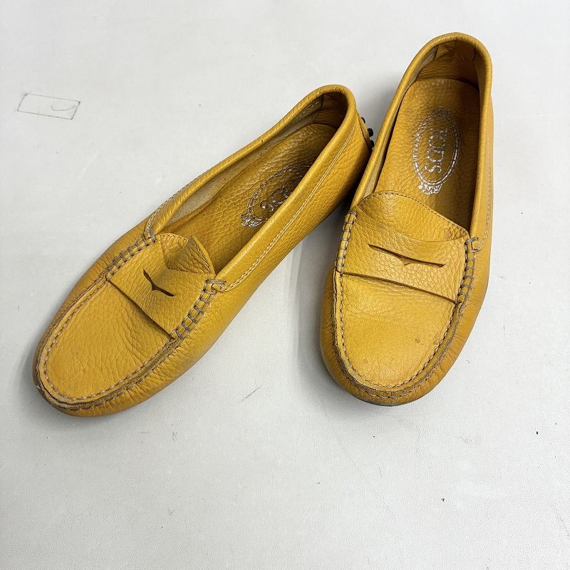 トッズ　ドライビングシューズ　モカシン　ローファー　ドット柄　イタリア製36 TOD'S/トッズ【Women's size -36 22.5-23.0】モカシン コインロー
