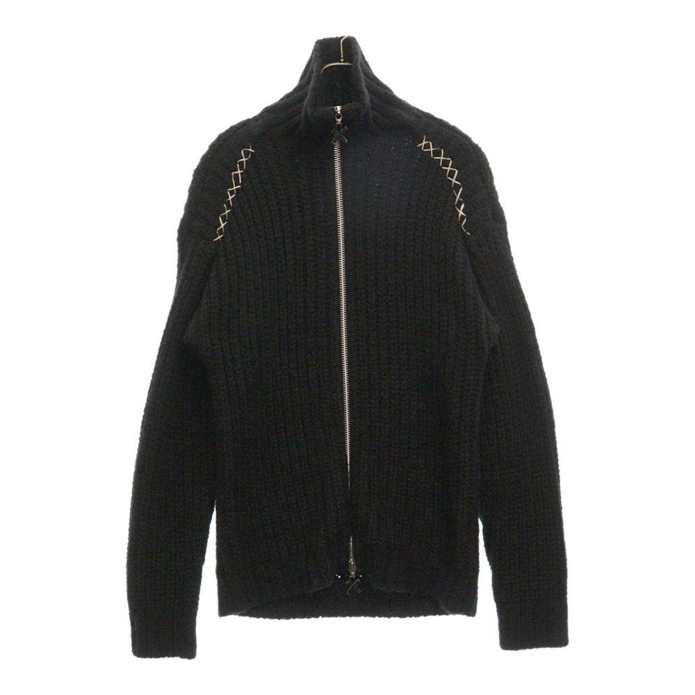 kudos クードス XXX CARDIGAN ジップアップカーディガン ブラック KK21YY01