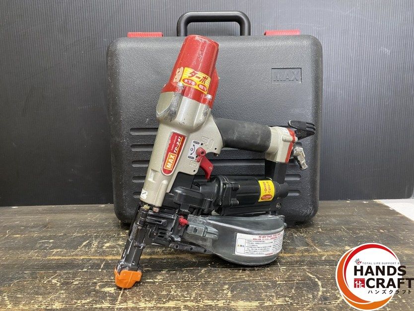● 品 MAX マックス TD-341 常圧 ターボドライバ ねじ打ち機 20-41mm 使用空気圧範囲 0.59-0.78MPa 本体＋ケースのみ