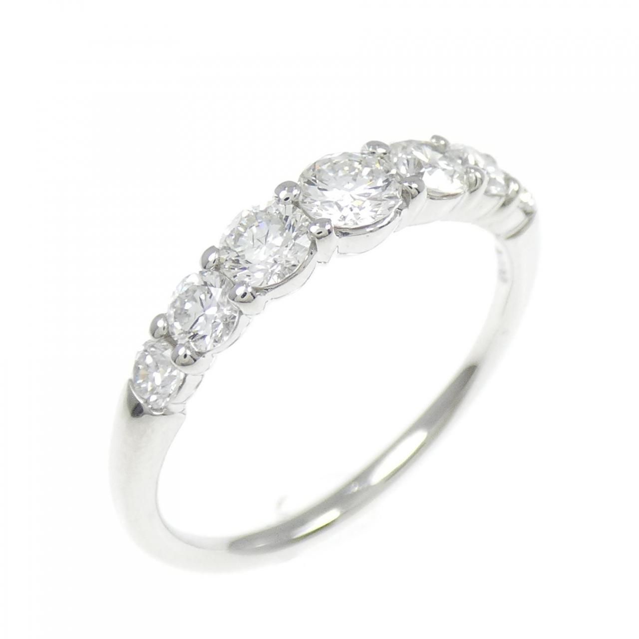 M*u様 一粒　ダイヤモンド リング　PT900 0.63 ミキモト Pt900 ダイヤモンド リング 0.70ct 一文字 ヴィンテージ