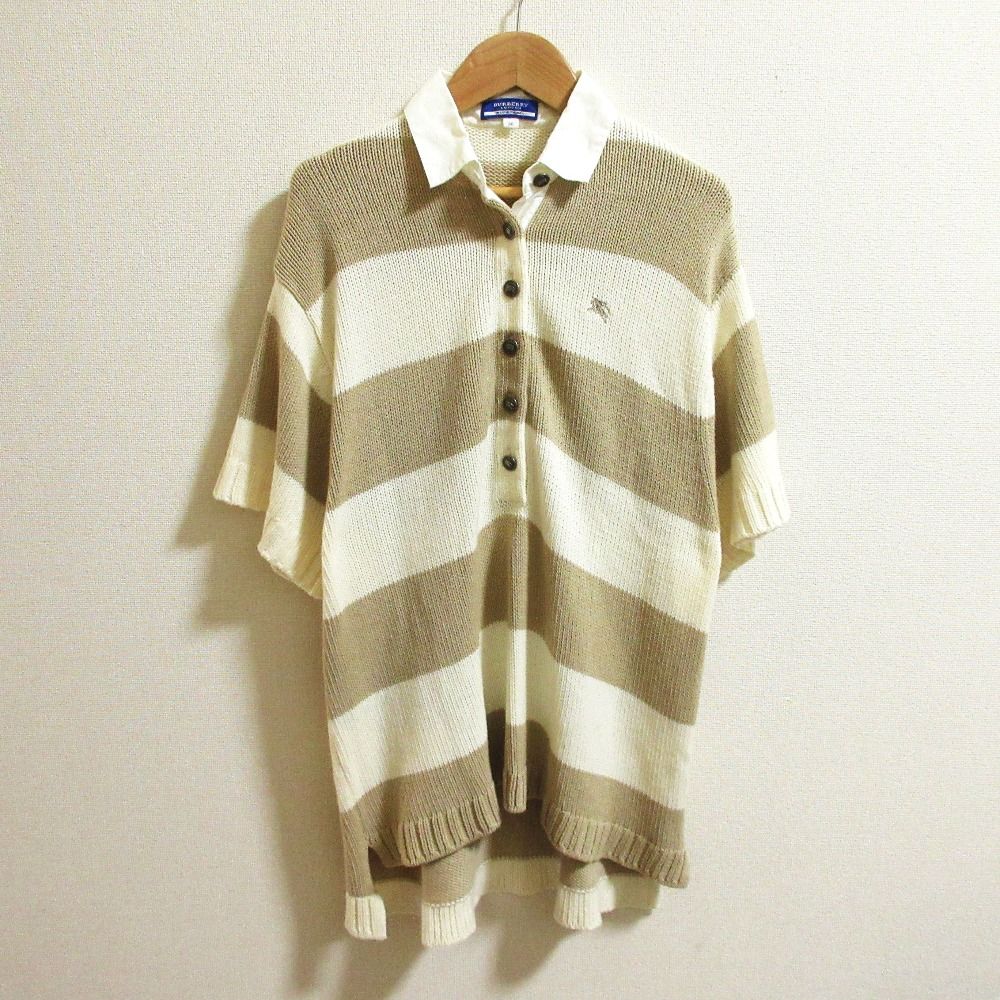 良品 BURBERRY BLUE LABEL バーバリーブルーレーベル ボーダー