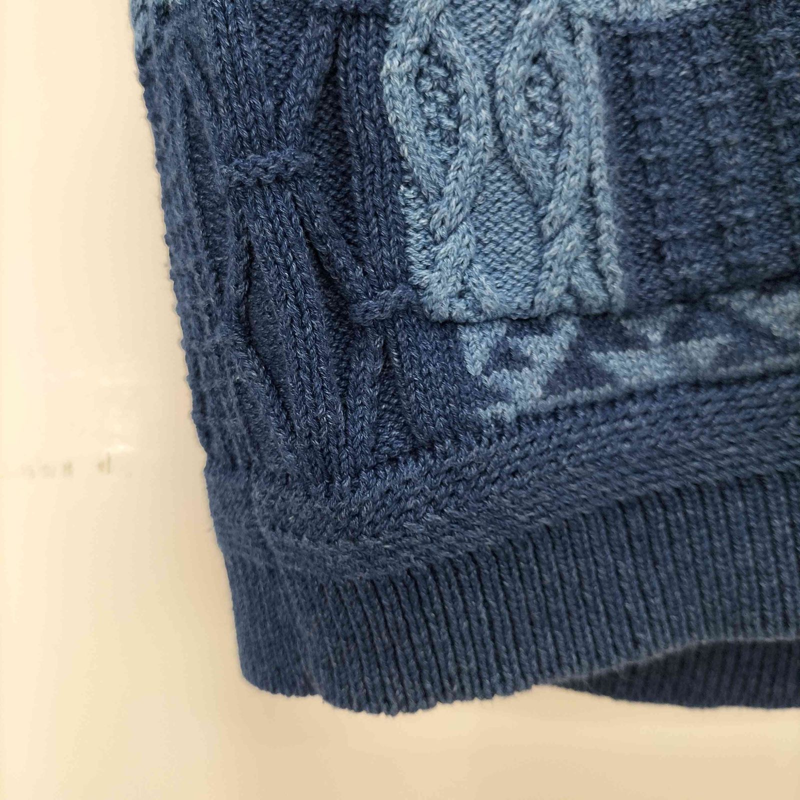 【未使用】完売品 ビームスプラス BEAMS + インディゴカーディガン L ビームスプラス BEAMS＋ インディゴカーディガン メンズ JPN：L