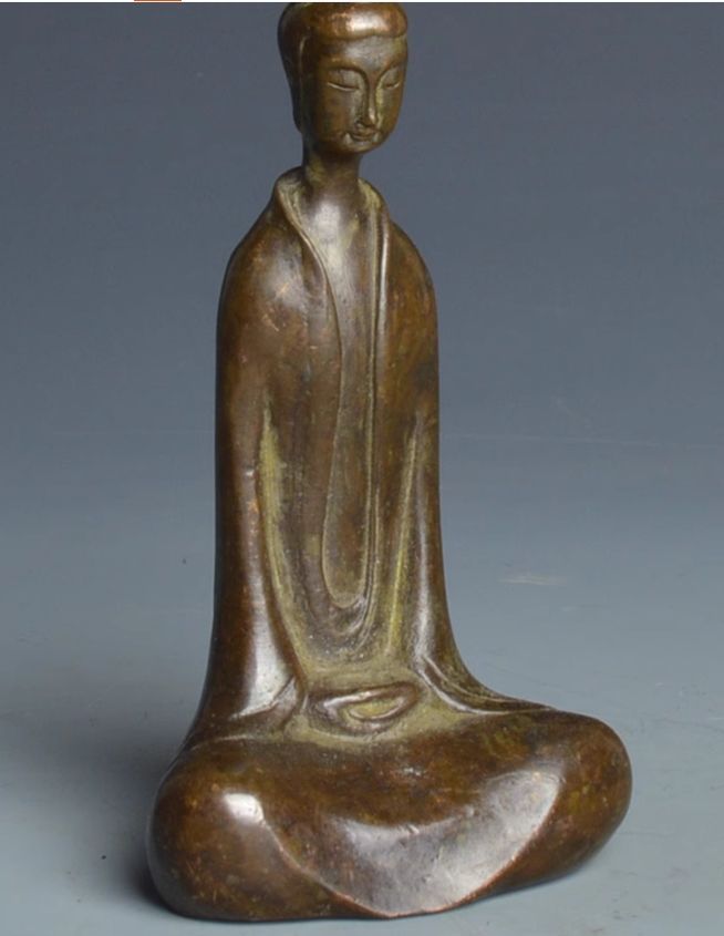 銅仏像 北魏仏像 薬師仏 純銅 仏像 実重600グラム 置物 収蔵