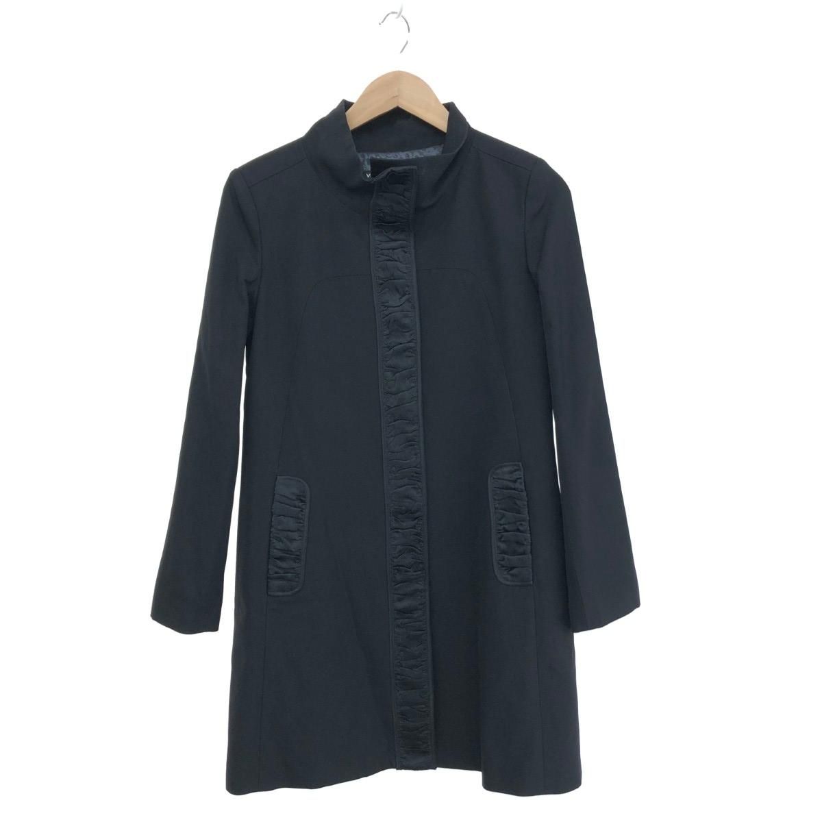 VIVIENNE TAM ヴィヴィアンタム ロングコート サイズ:2 裏地総柄/シャーリング 016-152113 ブラック レディース / 240001160325