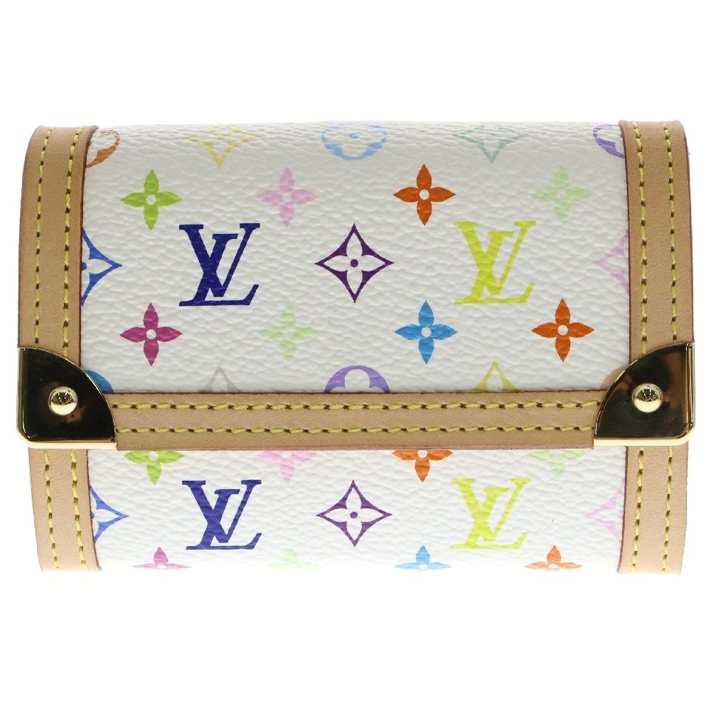 LOUIS VUITTON ルイヴィトン モノグラム マルチ ブロン ポルトモネ プラ PVC M92657 コインケース コンパクトウォレット 財布