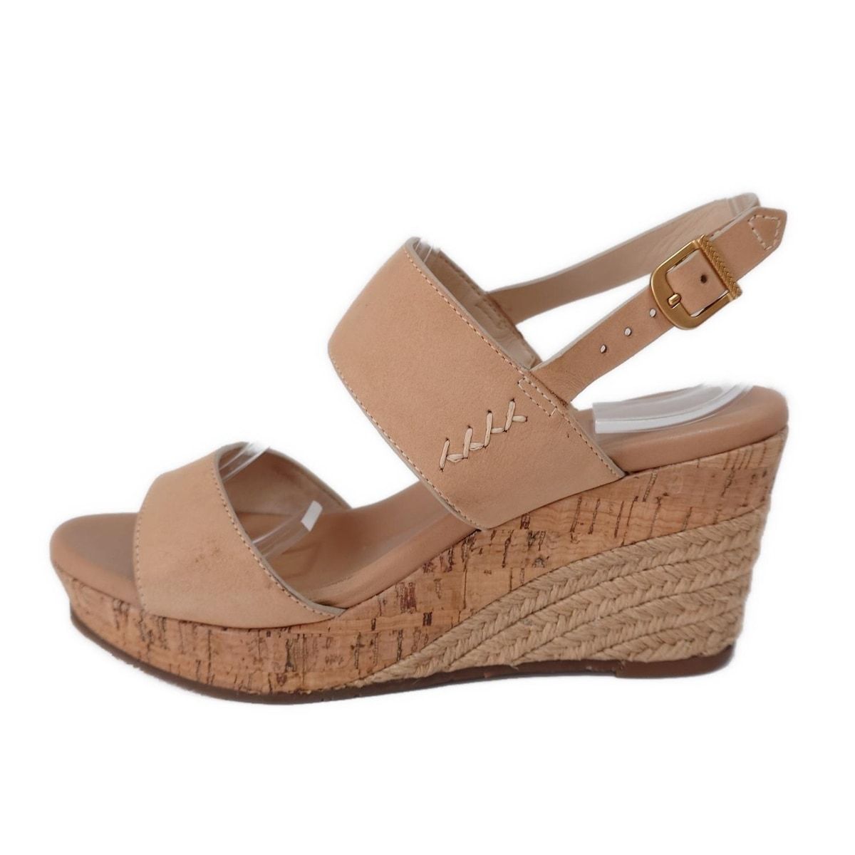 UGG アグ サンダル 23 レディース エレナ 1015098 ベージュ ウェッジソール レザー