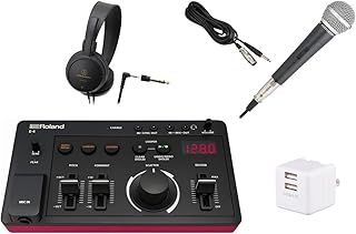 Roland ローランド|AIRA Compact E-4 VOICE TWEAKER USB電源アダプター＆マイク ヘッドホンセット