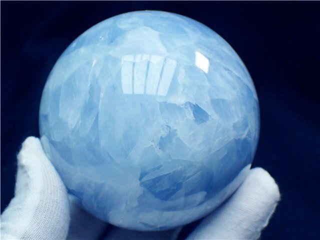 約：72mmAAA級天然セレスタイト丸玉B85U1/68U93D - メルカリ