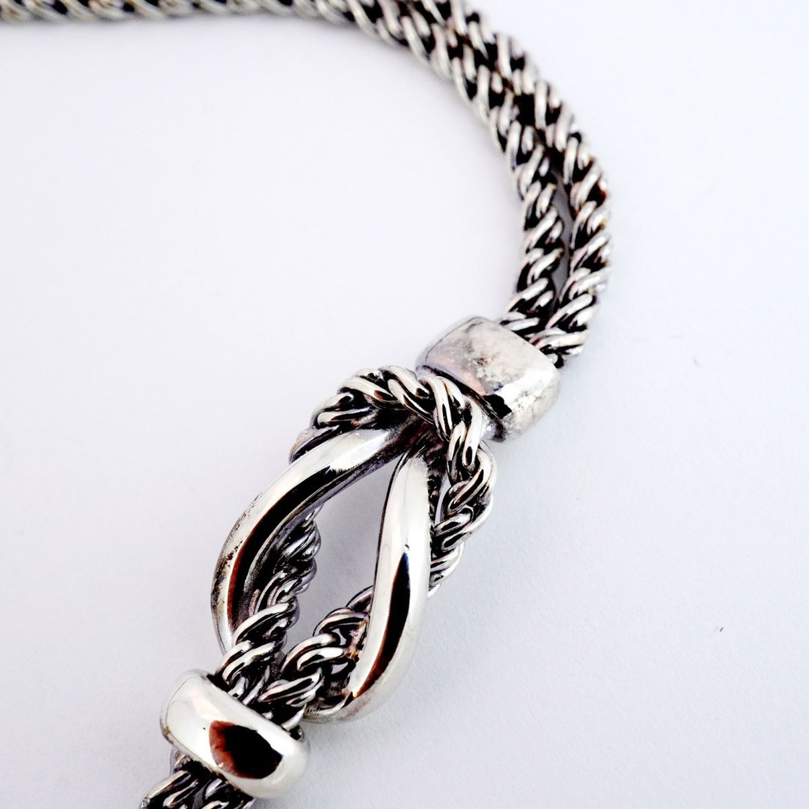 ティファニー　ダブルロープ　センターノット　ネックレス　925 楽天市場】ティファニー ダブルロープセンターノットネックレス 【無料