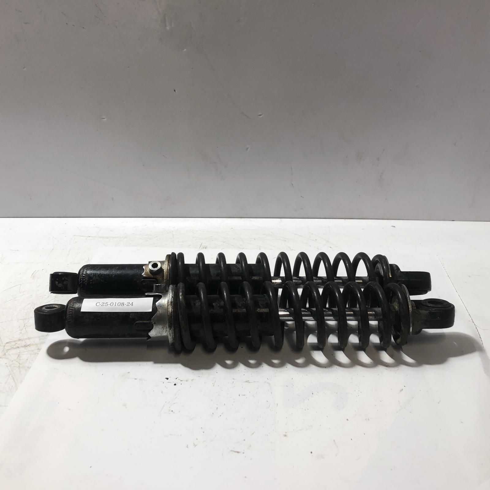 237 345mm 細巻き リア サスペンション 赤×黒 当時仕様 リアサス