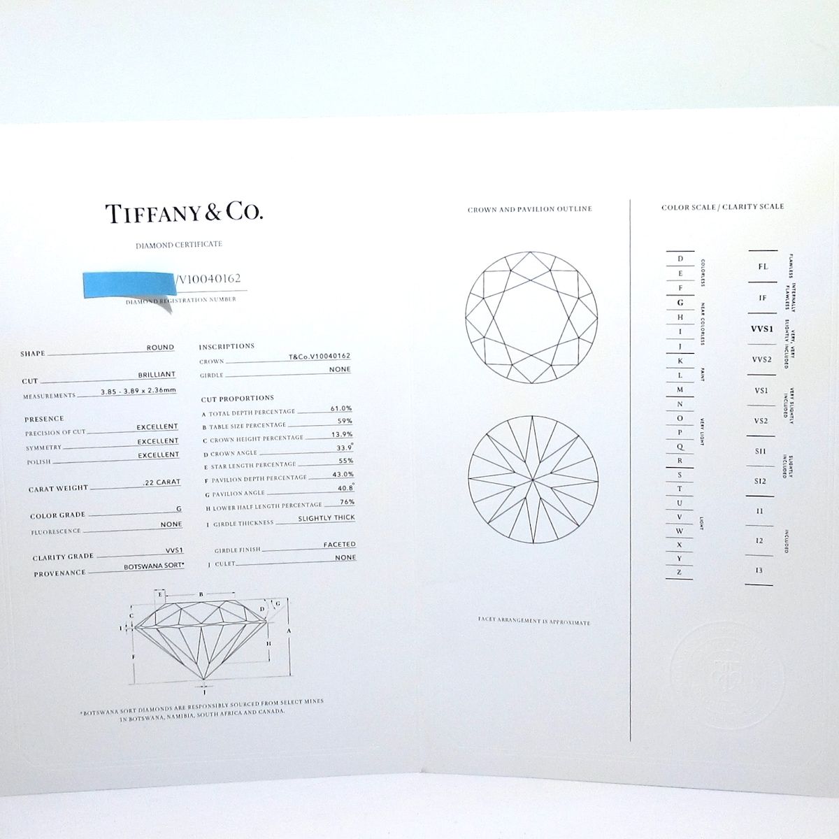 お洒落な TIFFANY-Co. ティファニー ネックレス バイザヤード K18YG×ダイヤモンド 1Pダイヤ|0.22カラット|CUT BRILLIANT|CLARITY VVS1|COLOR G