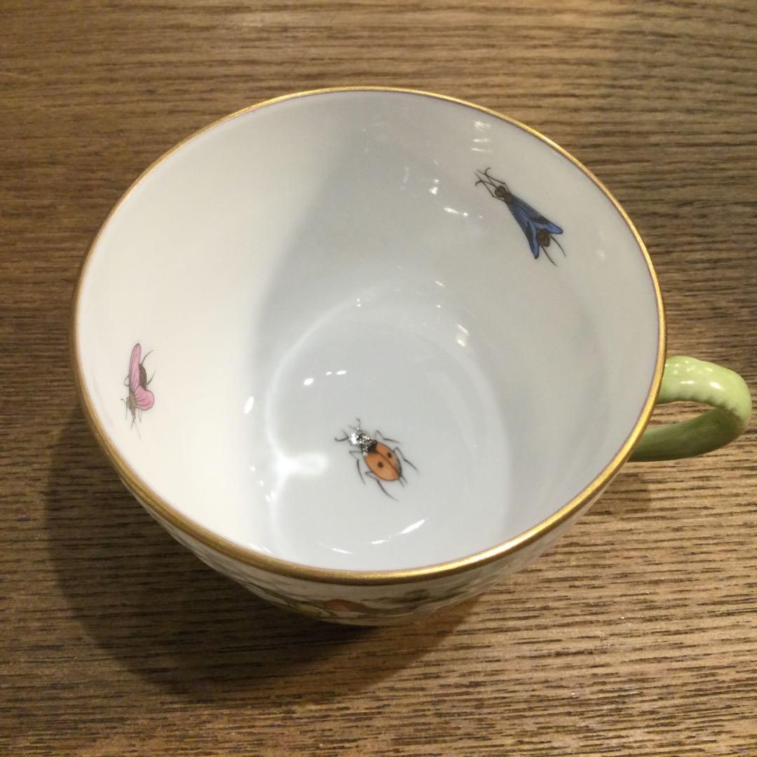 ヘレンド デミタスカップ ロスチャイルドバード(RO-08) 手描き 磁器製 洋食器 Herend ヘレンド ロスチャイルドバード ブルースケール モカカップ＆ソーサー