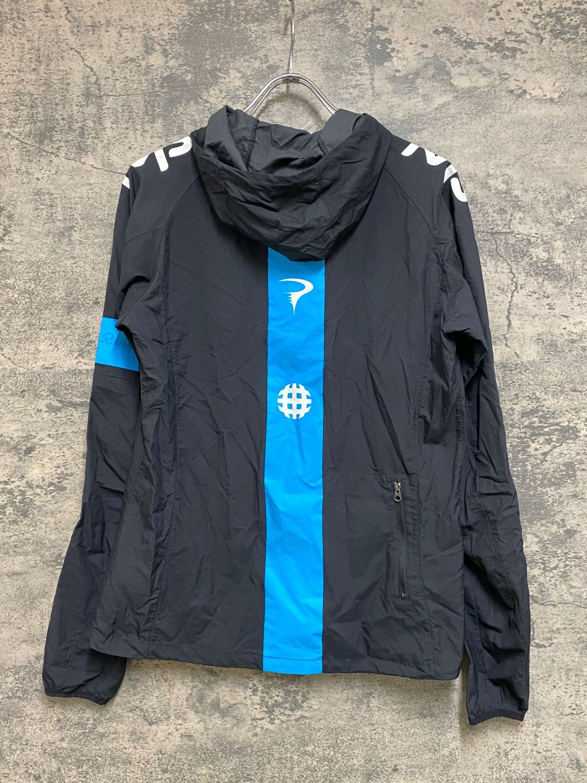 JN159 ラファ Rapha MEN’S SPRAY JACKET 長袖 ウィンドブレーカー 黒 S TEAM Sky