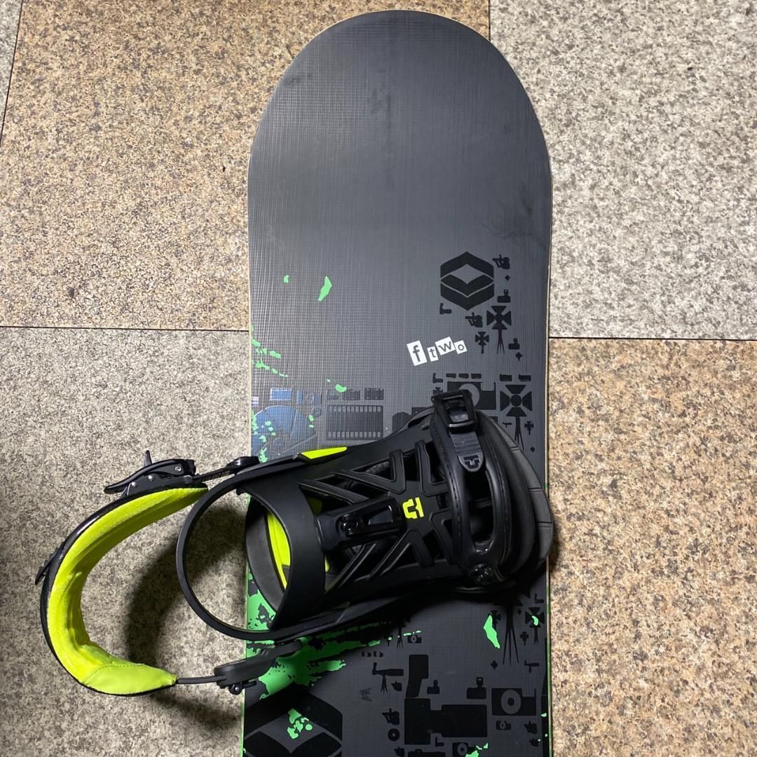 FTWO BLACK DECK ブラックデッキ 141cm ビンディングセット FTWO BLACK DECK ブラックデッキ 141cm ビンディングセット
