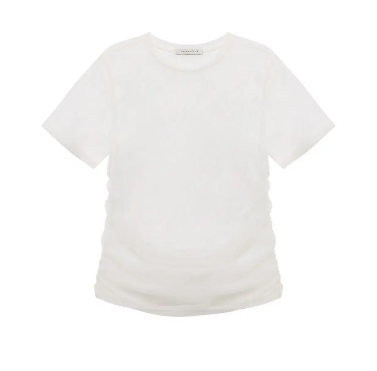 【INSTANTFUNK】メッシュ シャーリング クルーネック Tシャツ INSTANTFUNK(インスタントファンク) メッシュ シャーリング T