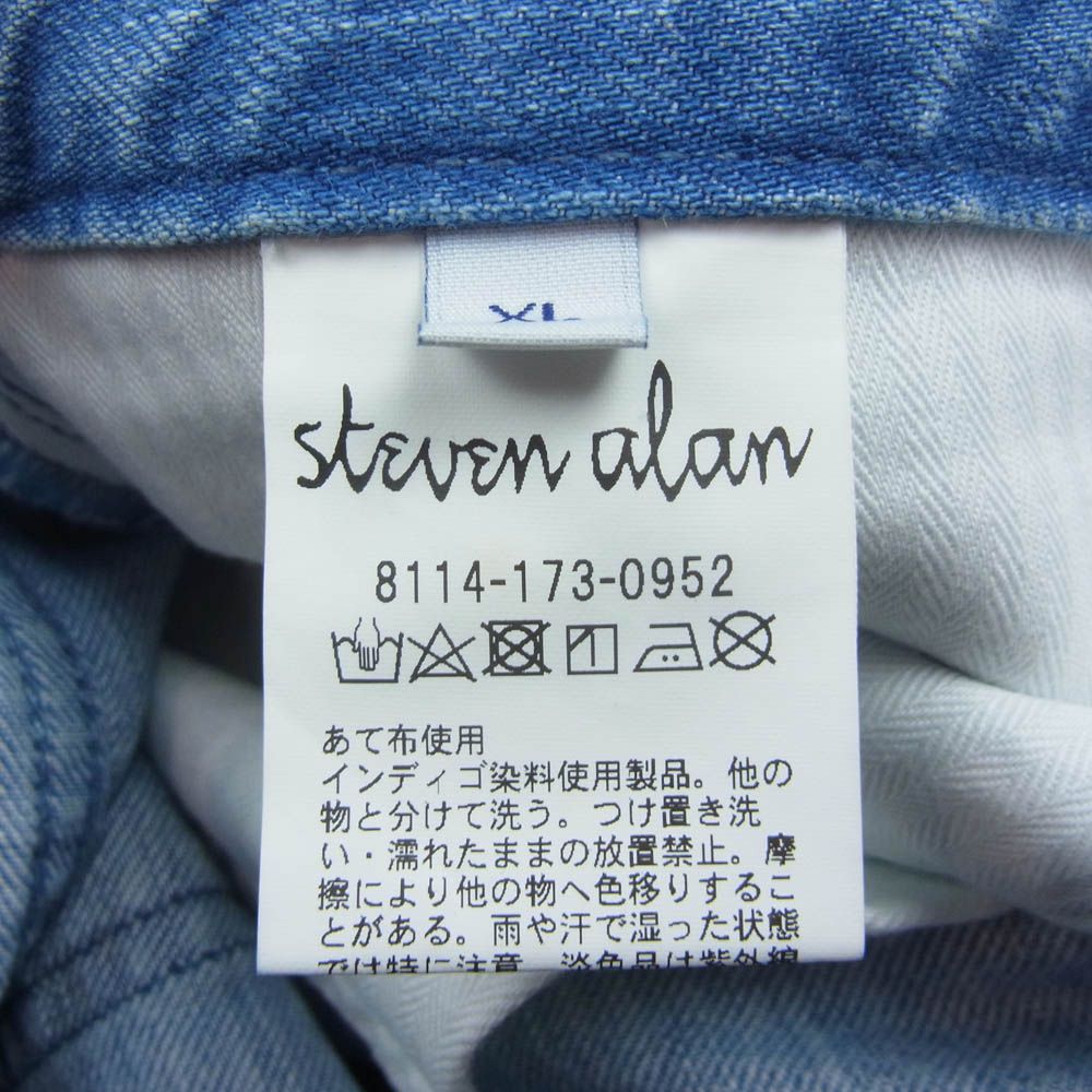 スティーブンアラン Steven Alan 8114-173-0952 DENIM 5P BAGGY