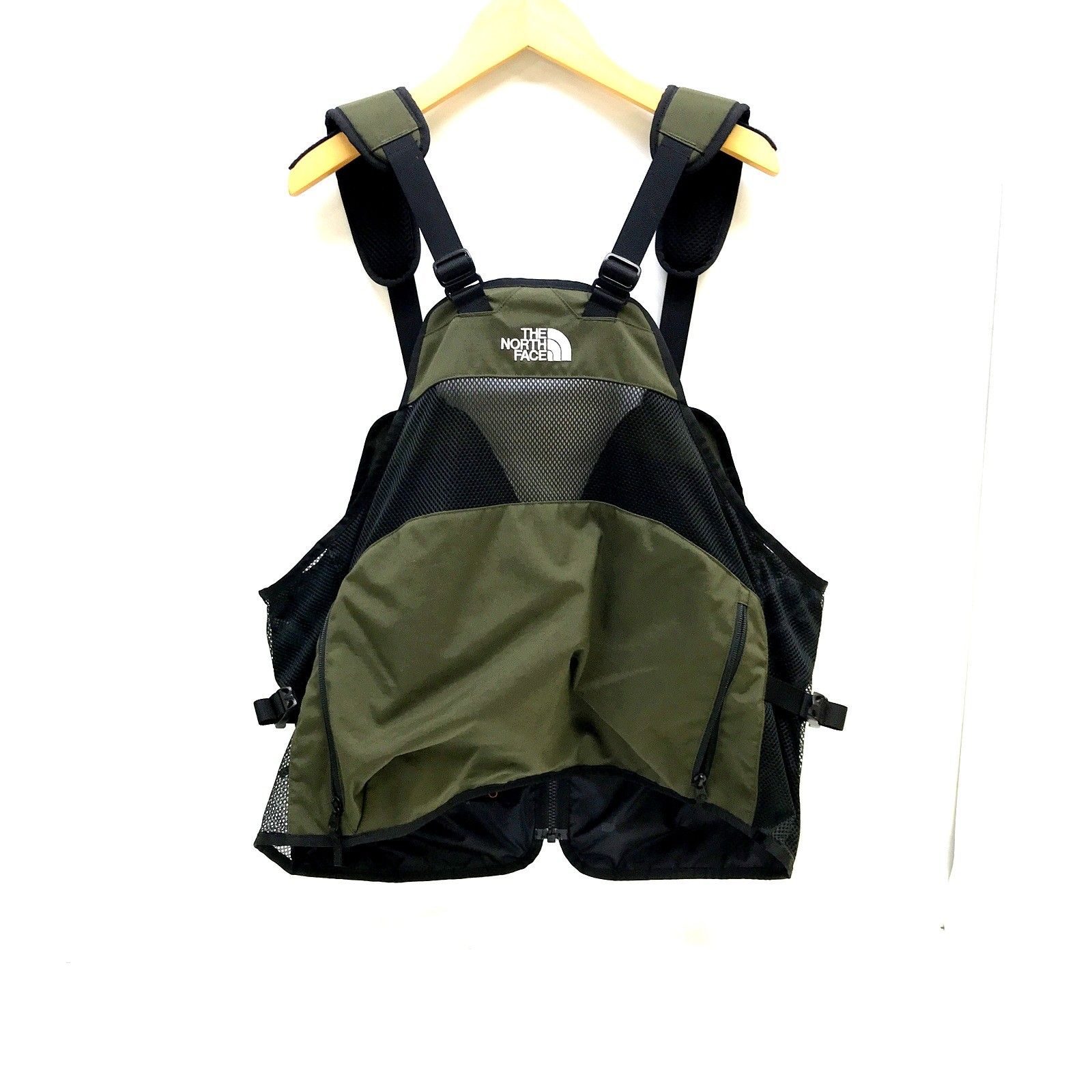 THE NORTH FACE ザノースフェイス Gear Mesh Vest NP 22231 ギアメッシュベスト ベスト メンズ Mサイズ カーキ キャンプ アウトドア TA 3387