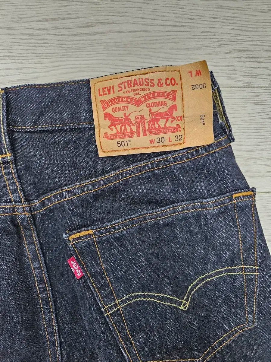 LEVI S リーバイス 501 W30 L32 デニム リジット 黒