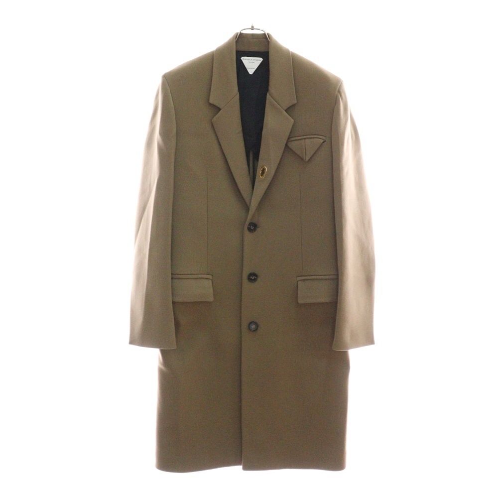 BOTTEGA VENETA ボッテガヴェネタ 20AW Wool Chester Coat ウールチェスターコート ブラウン 635831