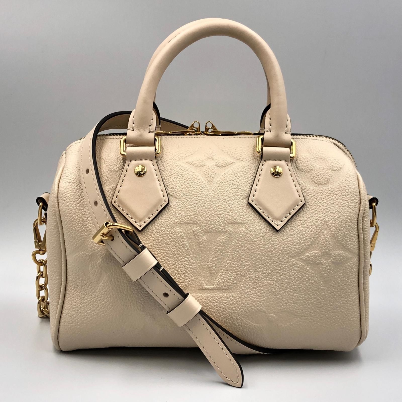 新色*LV*スピーディ バンドリエール 20 ハンドバッグ M58954 ◇優しいカラーが素敵【 LV 】スピーディ・バンドリエール 20
