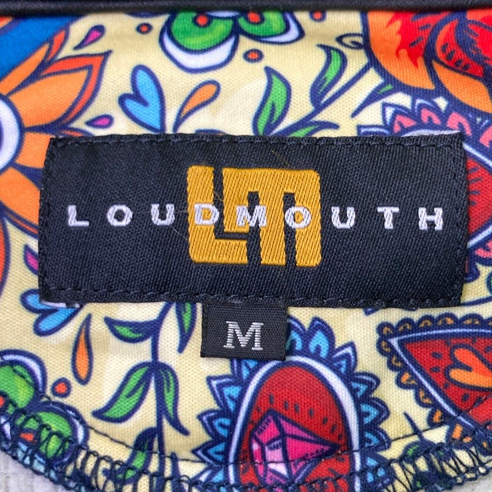 サイズ：M LOUD MOUTH ラウドマウス  裏起毛 ジップジャケット ローザ ブルー系 [240101437450] ゴルフウェア メンズ ストスト LOUD MOUTH ラウドマウス 裏起毛 ジップジャケット ローザ