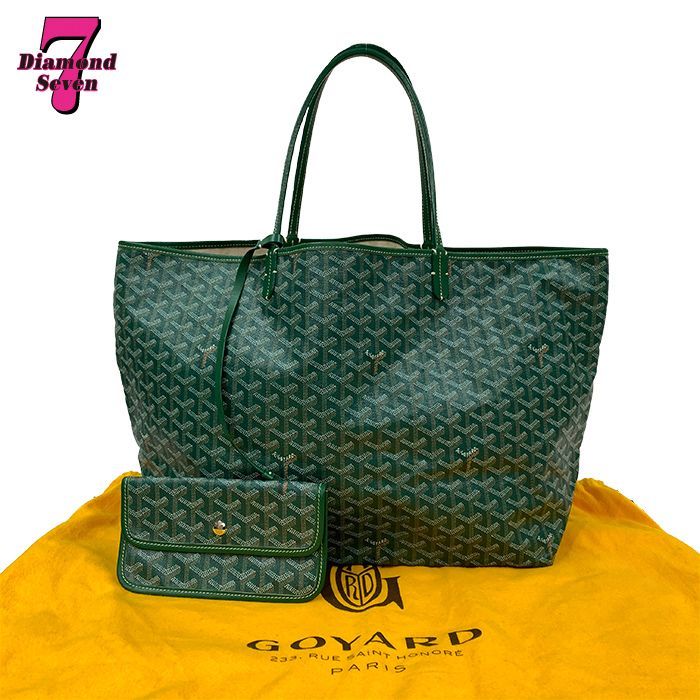 少量入荷♪【GOYARD】グリーン サンルイ GM トート ポーチ付き 少量入荷♪【GOYARD】グリーン サンルイ GM トート ポーチ付き