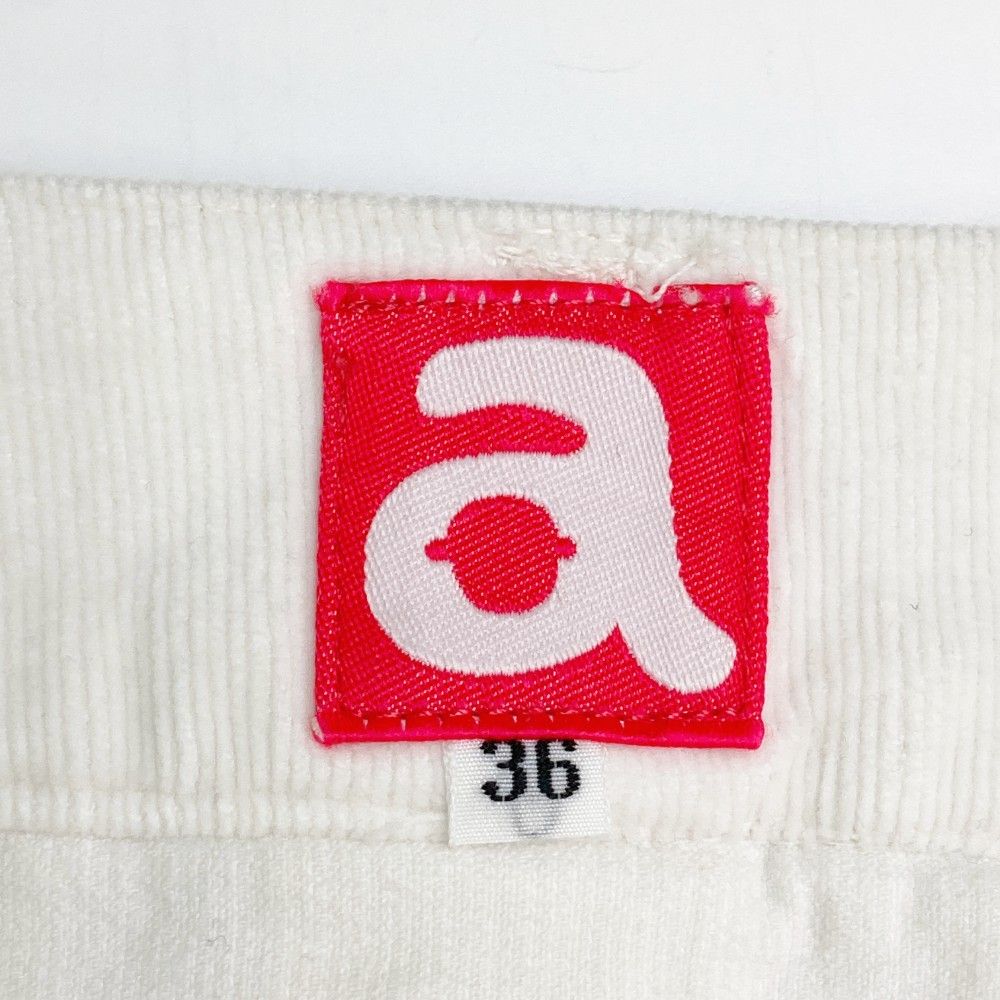 サイズ：36 ARCHIVIO アルチビオ  コーデュロイスカート  ホワイト系 [240101455486] ゴルフウェア レディース ストスト サイズ：36 ARCHIVIO アルチビオ コーデュロイスカート ホワイト