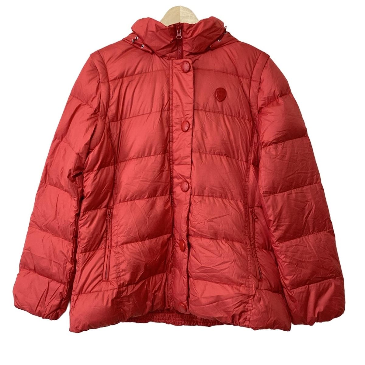 Adabat(アダバット) ダウンジャケット サイズ42 L レディース - レッド