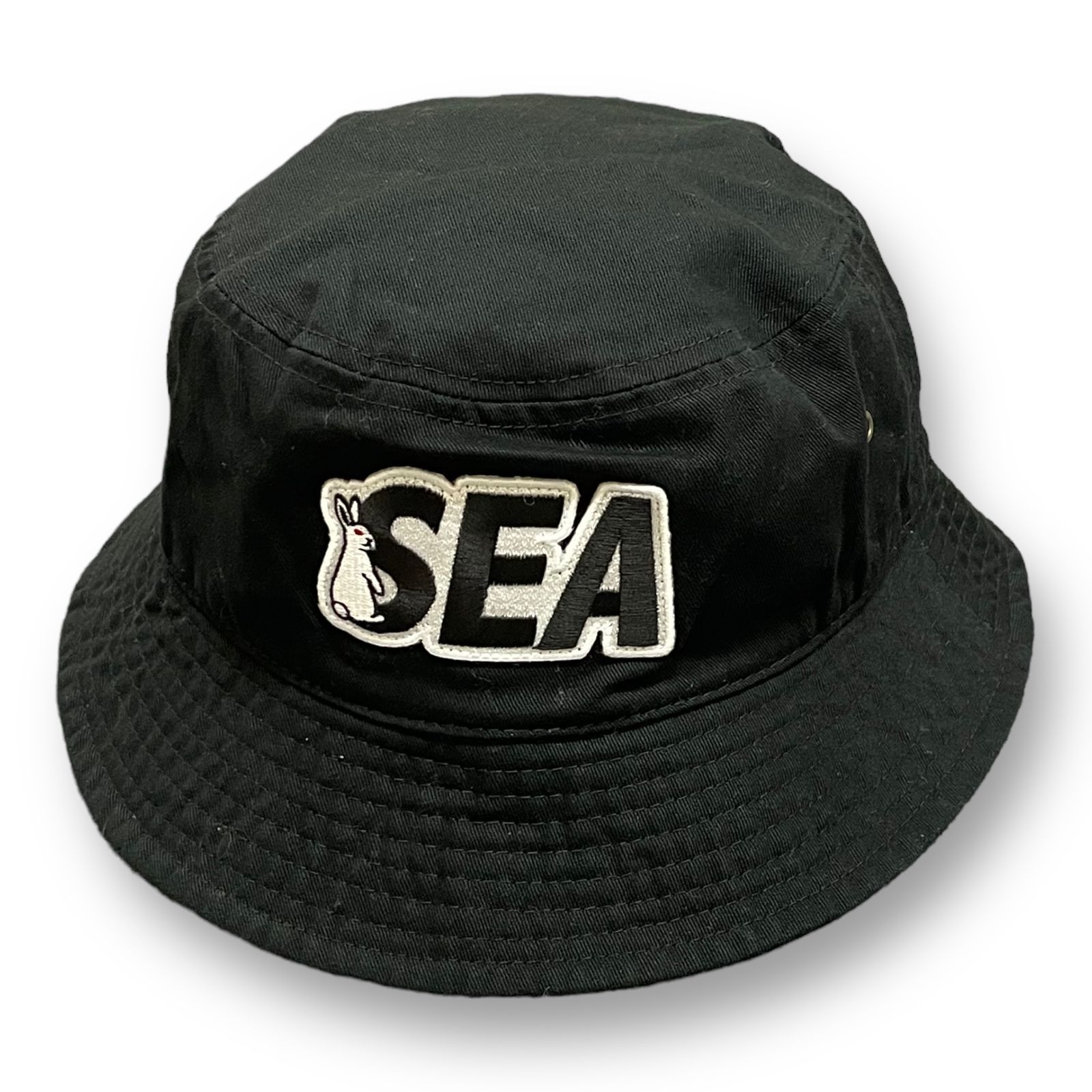 帽子WIND AND SEA × FR2 バケットハット 黒 - urtrs.ba