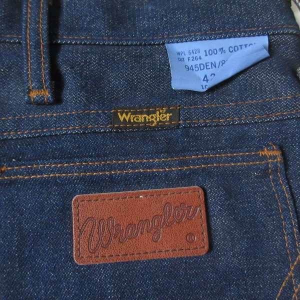 新品 80s USA製 Wrangler 945DEN/82611NV ブーツカット ジーンズ 42×36 