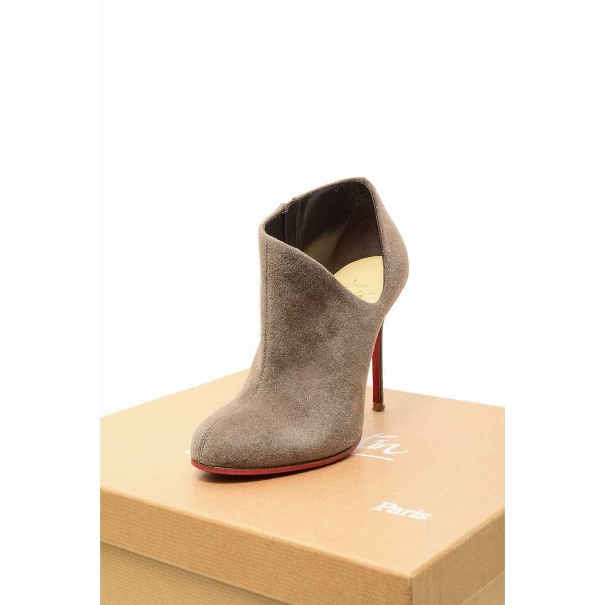 Christian Louboutin LISSE 100 スエード ブーティ - cecati92.edu.mx