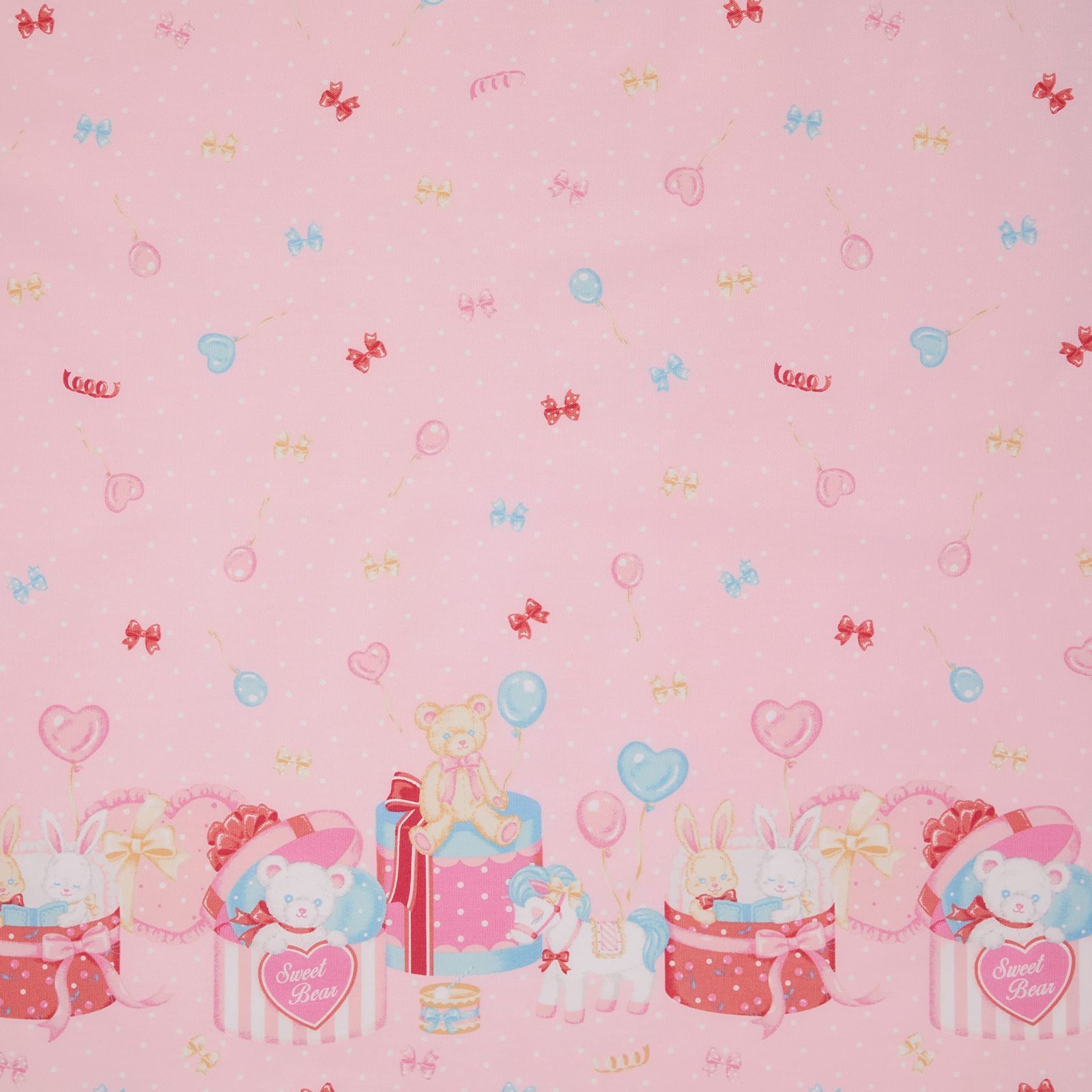 KIYOHARA 生地 オックス トイボックス 110cm巾×1mカット P ピンク 入学 入園グッズ 3点 が作れる レシピ 付き CMC22-1M  - メルカリ