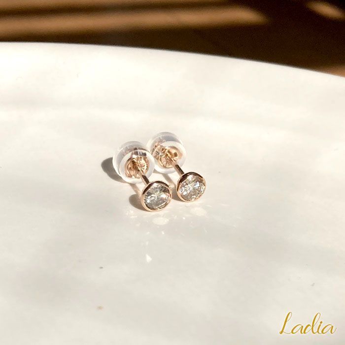 K18ダイヤモンドピアス0.42ct(両耳用)
