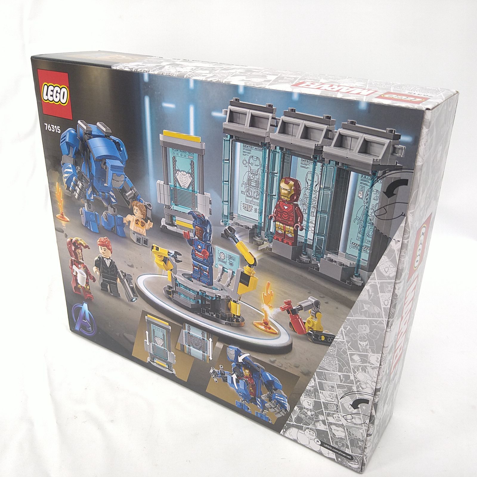 中古／未開封】レゴ マーベル アイアンマン・ラボ：ホール・オブ 