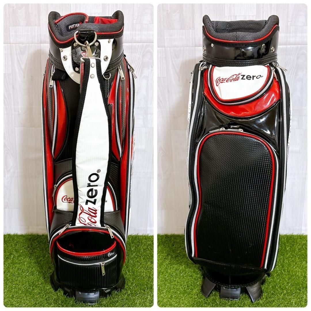 希少 Coca-Cola コカコーラ ゼロ キャディバッグ ビッグロゴ 希少 Coca-Cola コカコーラ ゼロ キャディバッグ ビッグロゴ
