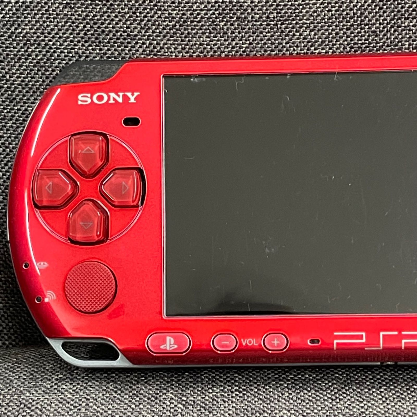 ジャンク品 psp3000 sony NPA】ジャンク SONY ソニー PSP-3000 レッド 赤 - メルカリ
