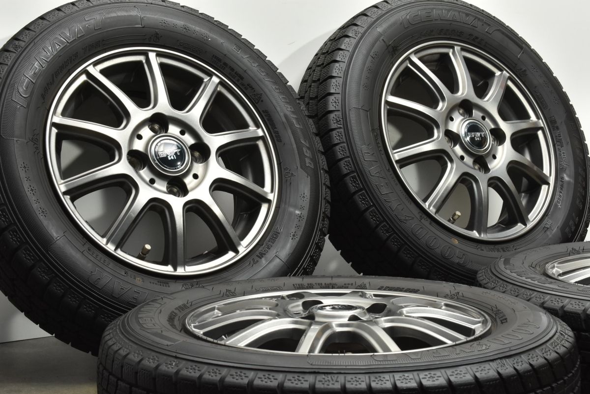 バリ溝 2023年製】BWT541 13in 4.00B +45 PCD100 グッドイヤー