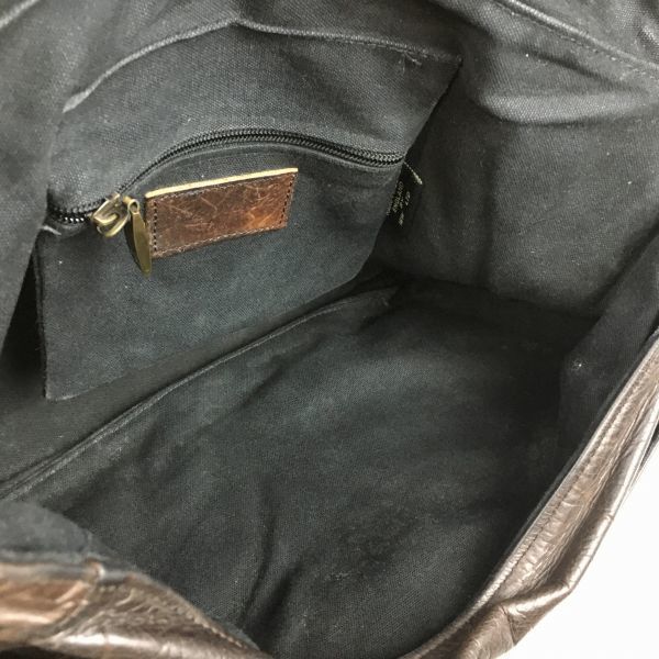 Jas M.B/ジャスエムビー　英国/イングランド　レザー　ショルダーバッグ　ダークブラウン/茶/BROWN〉bag〕菅NO.YB25-5 Jas M.B/ジャスエムビー 英国/イングランド レザー ショルダーバッグ