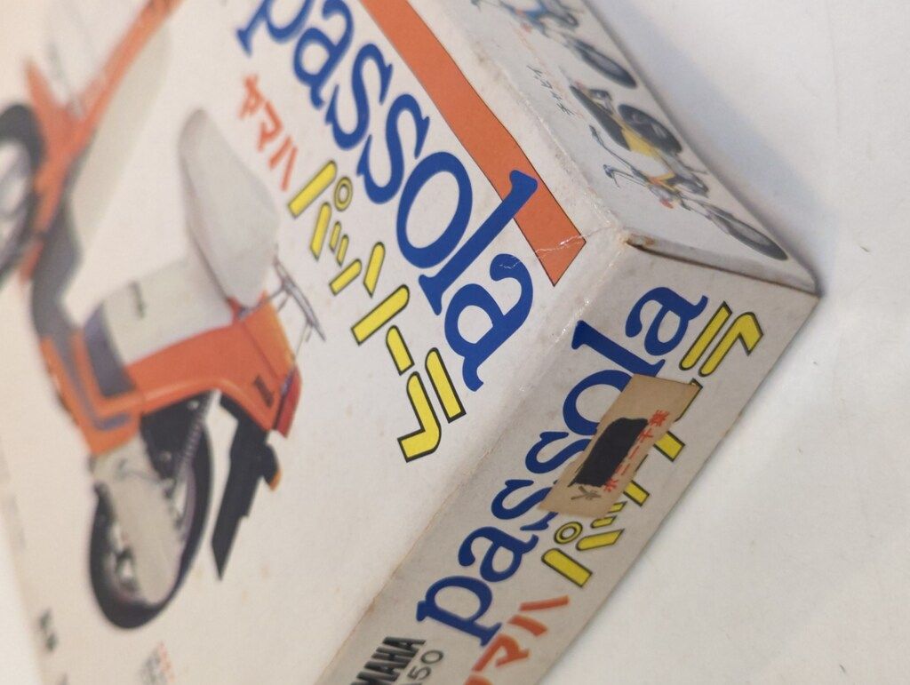 イマイ 1/12 横絵・バイクオレンジ ヤマハ パッソーラ 1 - メルカリ