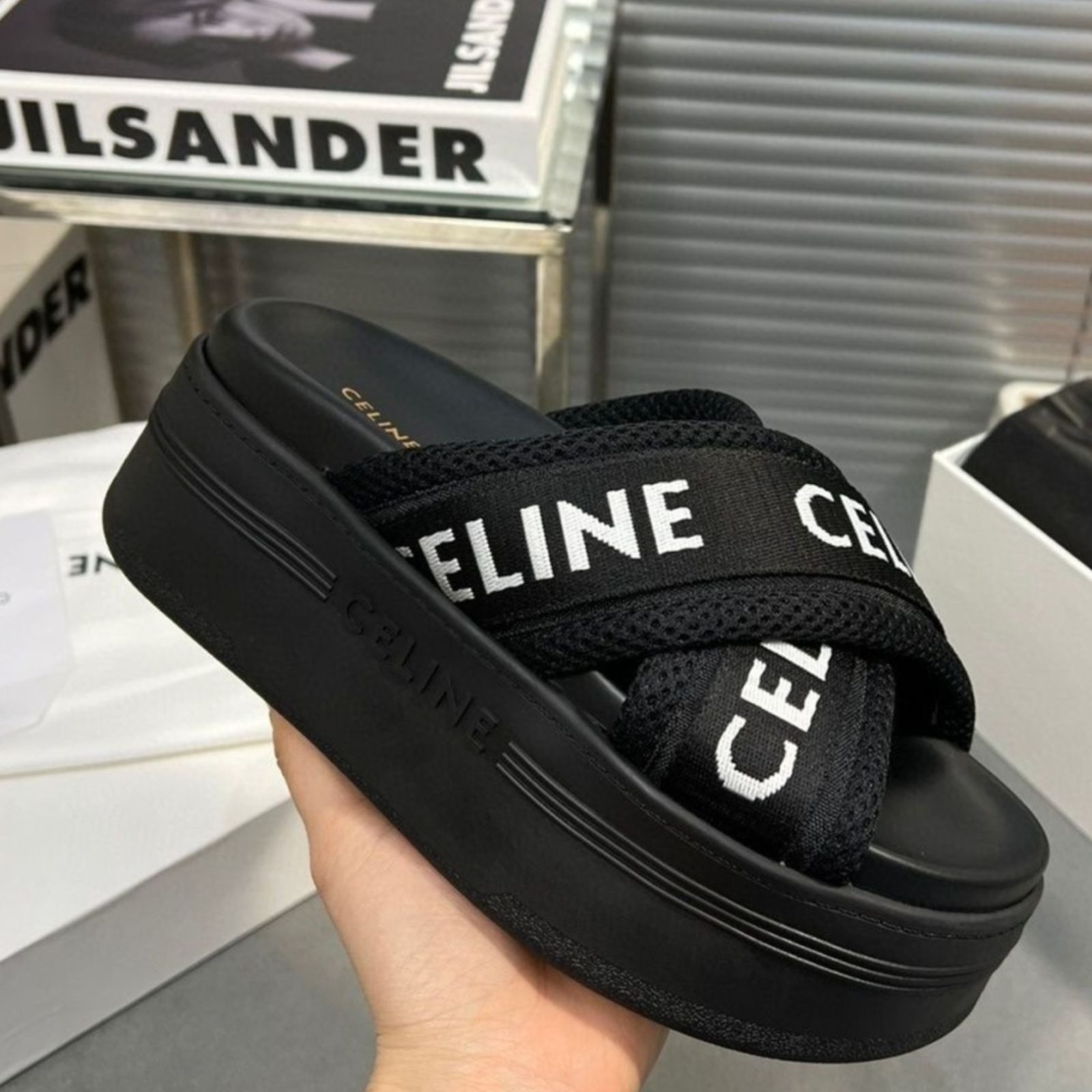 新品 未使用 CELINE セリーヌ 美品 超人気 レディース 厚底 