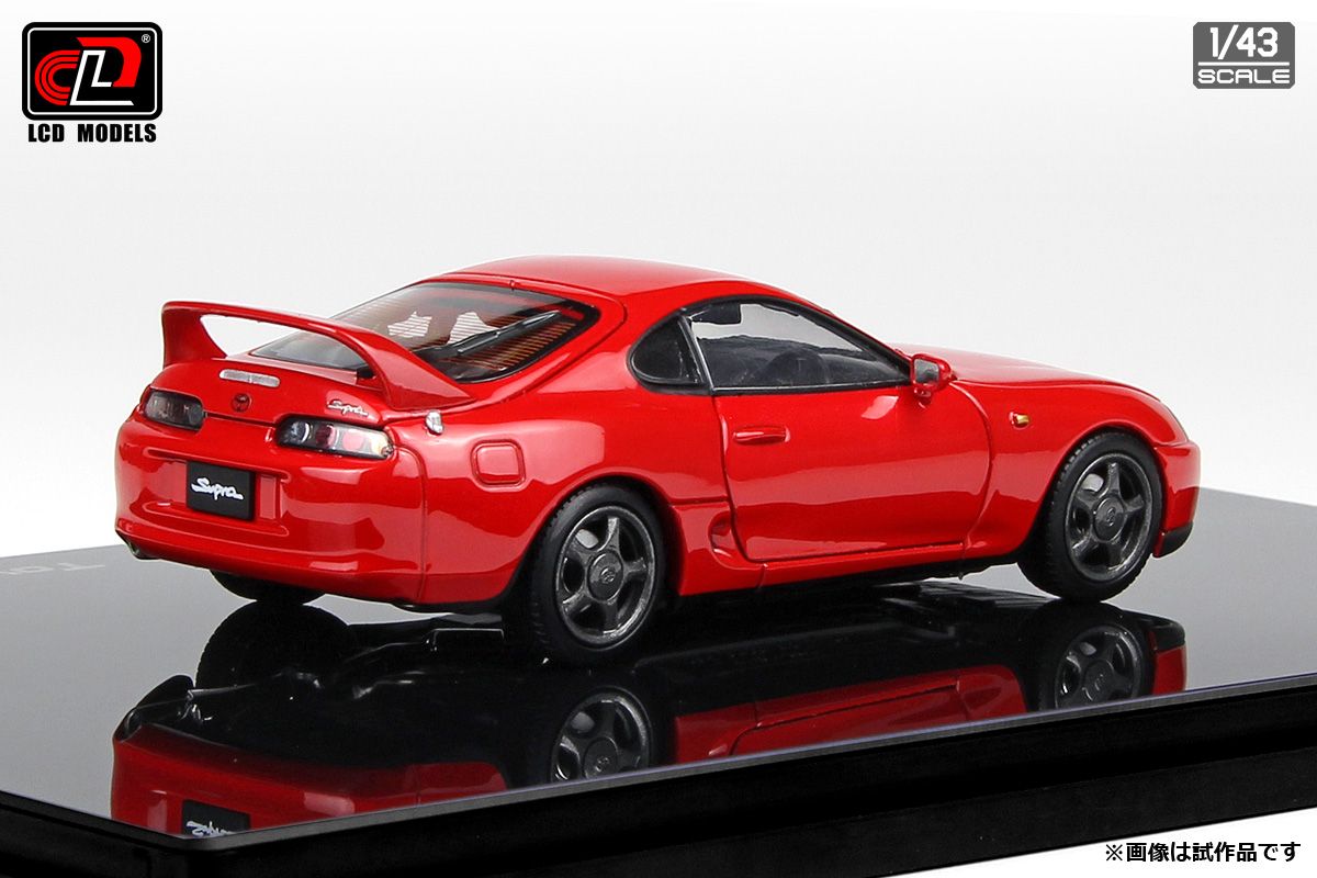 1 43 トヨタ スープラ A80 レッド