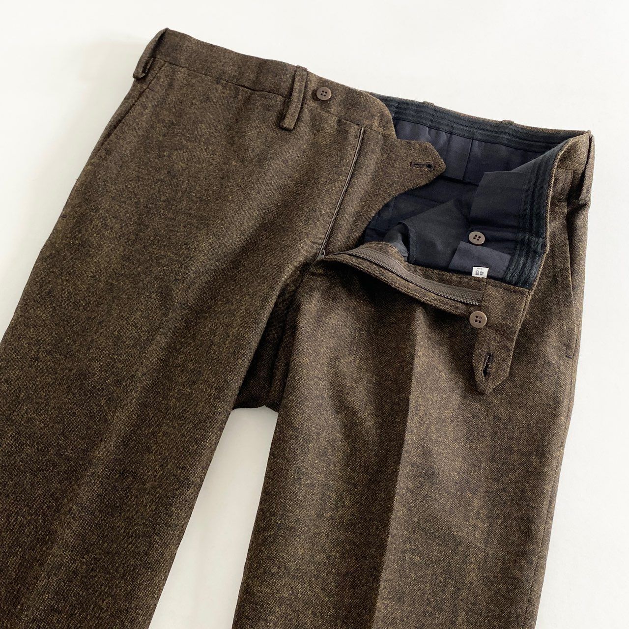 39h8 《美品》 Kiton キートン NAPOLI ナポリ カシミヤ混 ウール