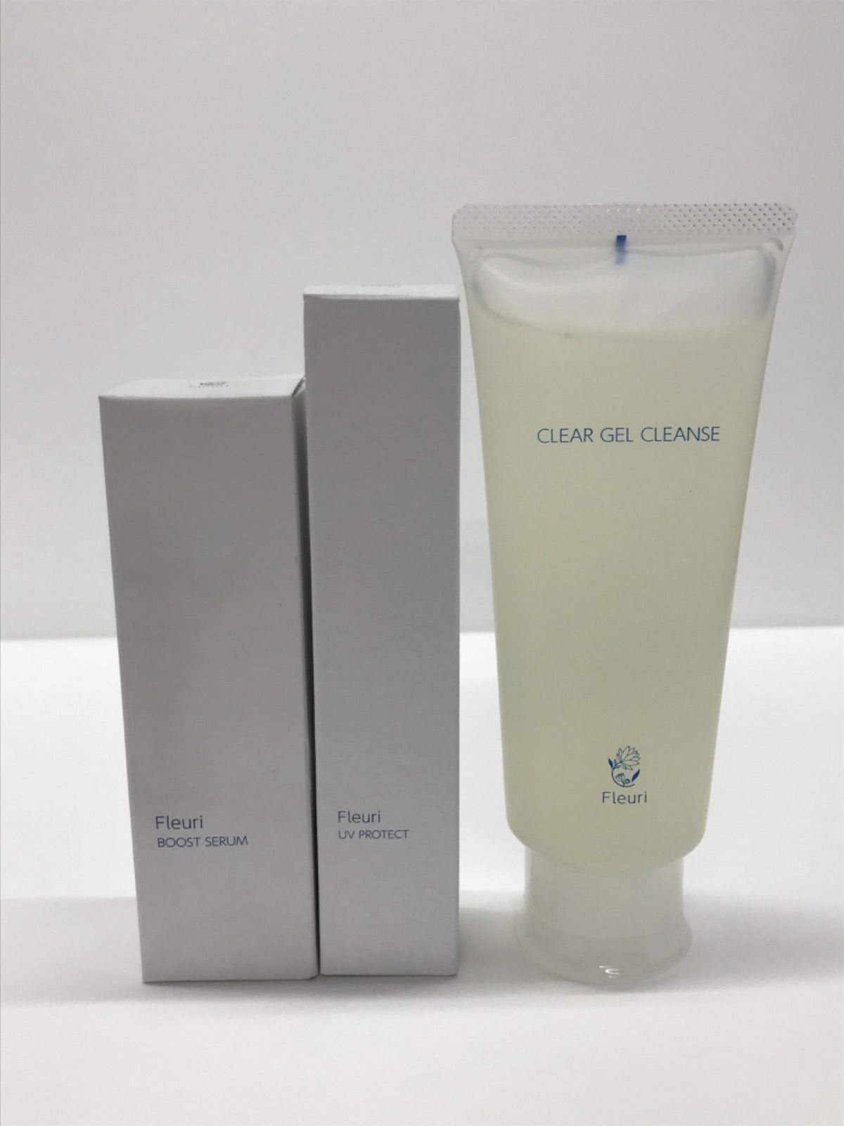 F1413 Fleuri フルリ ブーストセラム 40ml・UVプロテクト 40g・クリア 
