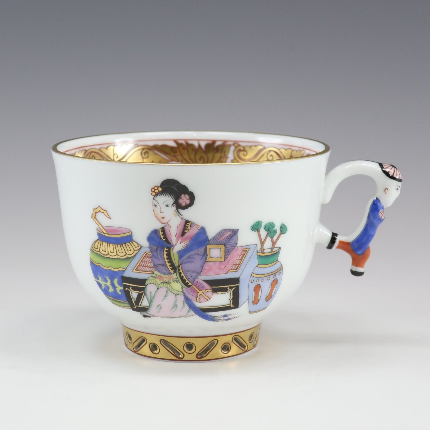 未使用✨ヘレンド　シノワズリ　マンダリン　宝尽くし　アクセサリー 小物入れ 箱付 Amazon.co.jp: ヘレンド シノワズリ マンダリン 宝尽くし シュガー