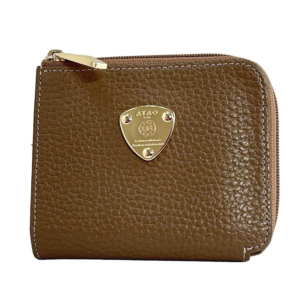 ATAO アタオ コインケース - グレーベージュ レザー