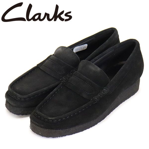 Clarks (クラークス) 26173509 Wallabee Loafer ワラビー ローファー レディースシューズ Black Sde  CL108 UK4.5-約23.5cm - メルカリ