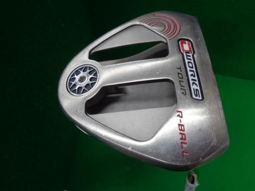 オデッセイ O WORKS TOUR SILVER R-BALL 34インチ パター PT スチール フレックスその他 メンズ 男性用 右利き 右用 Dランク ゴルフクラブ