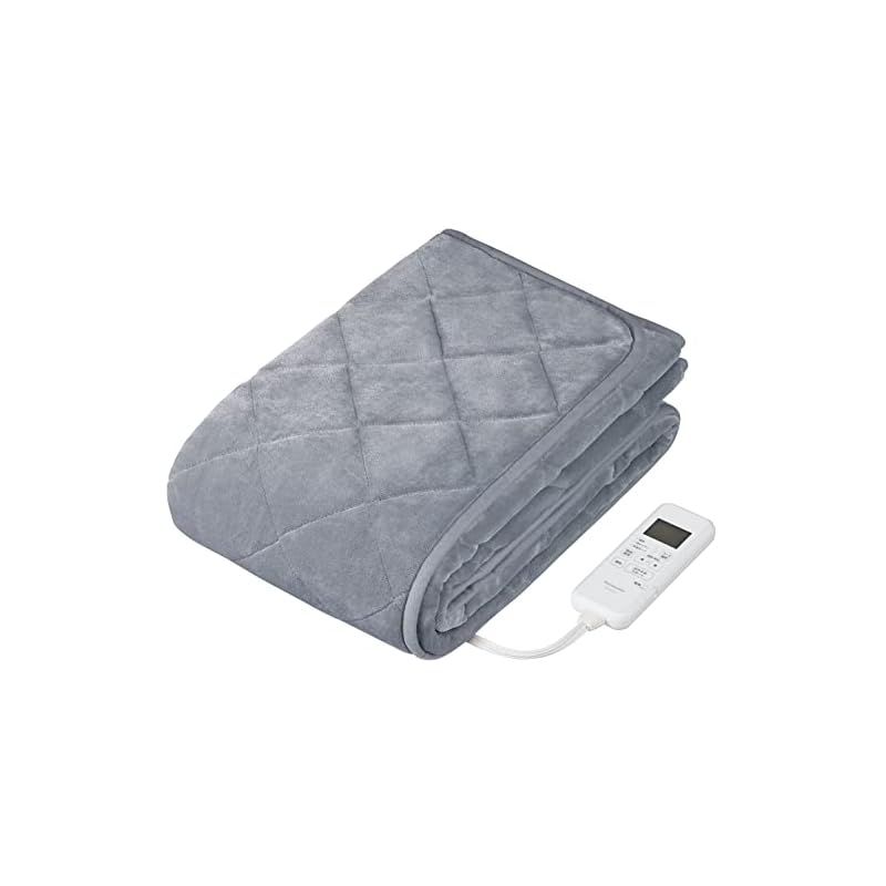 パナソニック 暖房敷きパッド 電気毛布 布団暖房 温度自動調整 快眠暖房 快温モード搭載 マイクロファイバー素材 DB-BM1L-H 0