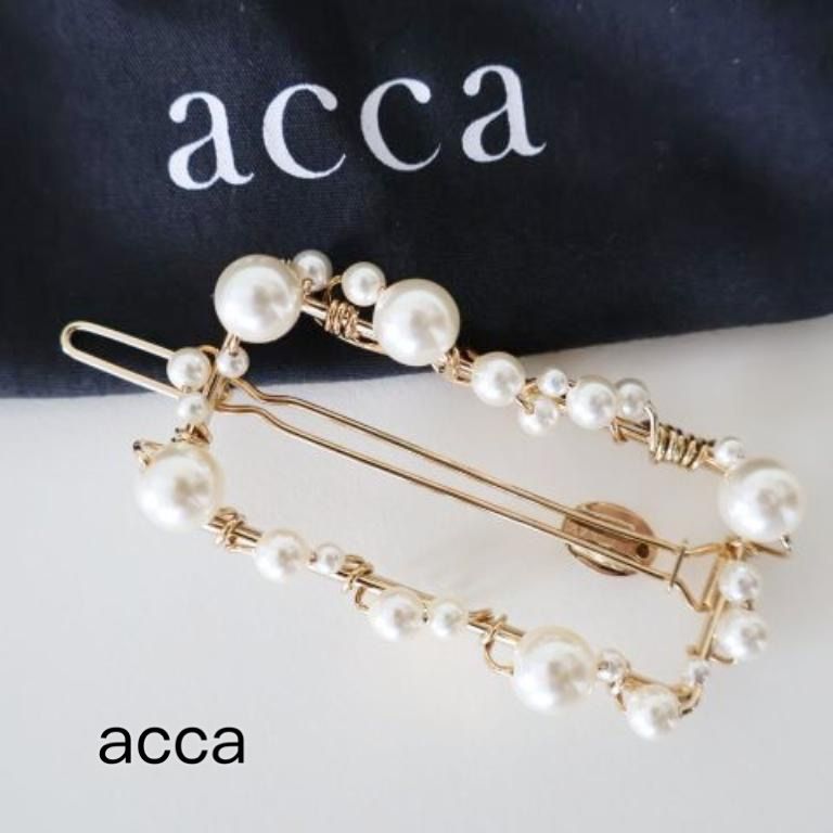 ネット限定お買い得商品 - ショップチャンネル acca メルカリ - 6453878 送料込み スナップピン パール アッカ ヘアアクセサリー